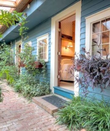 Some rooms have a private entrance. © Blueberry Hill Inn